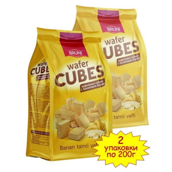 Krember Cubes вафли 200гр