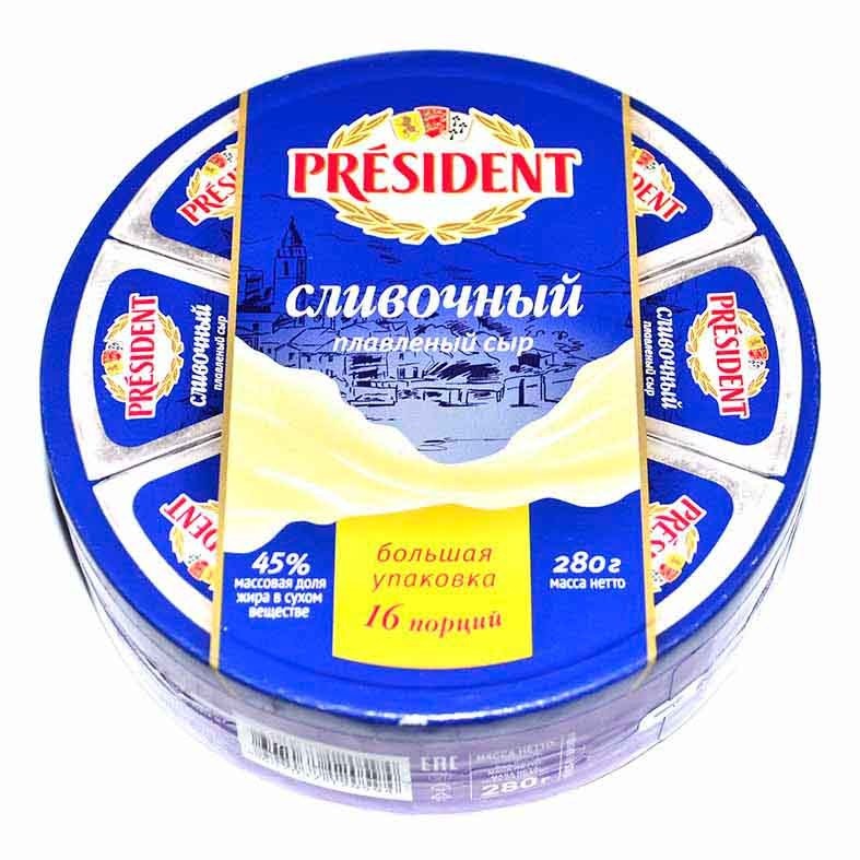 President Плавенный сыр 280гр