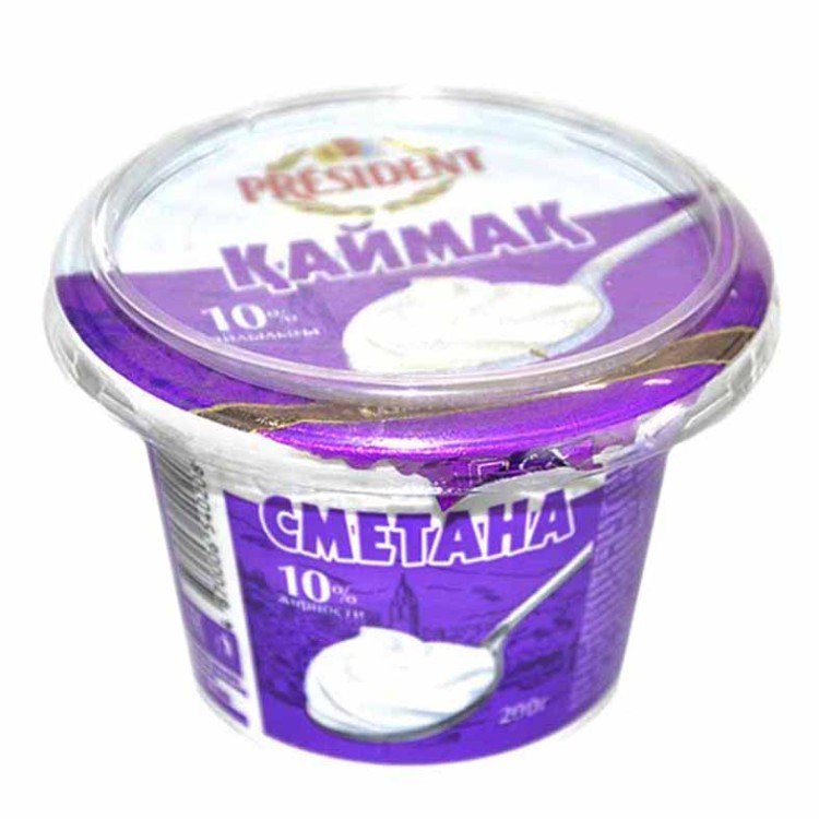 President Сметана 10% 200гр