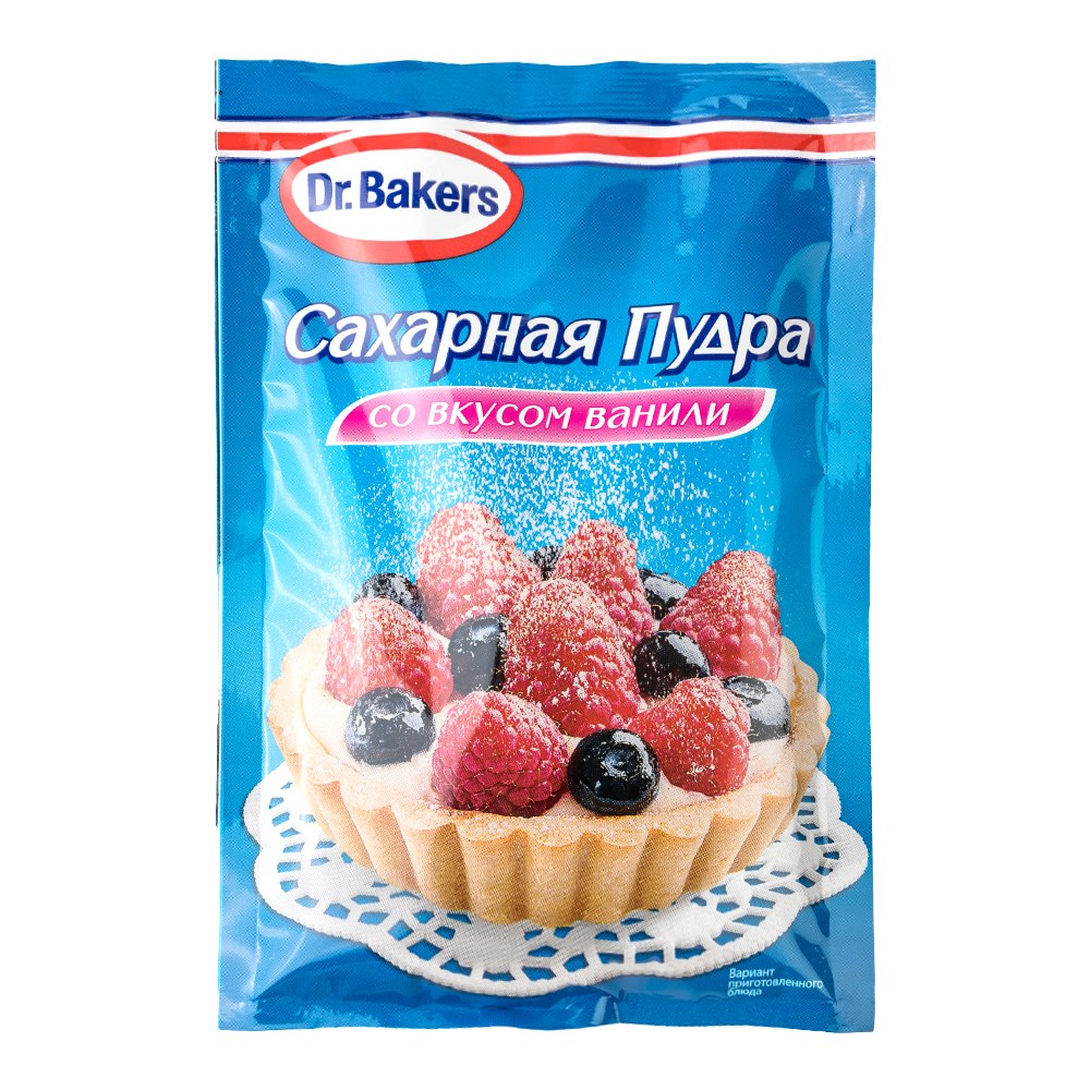 Dr. Bakers Сахарная пудра со вкусом ванили 80гр