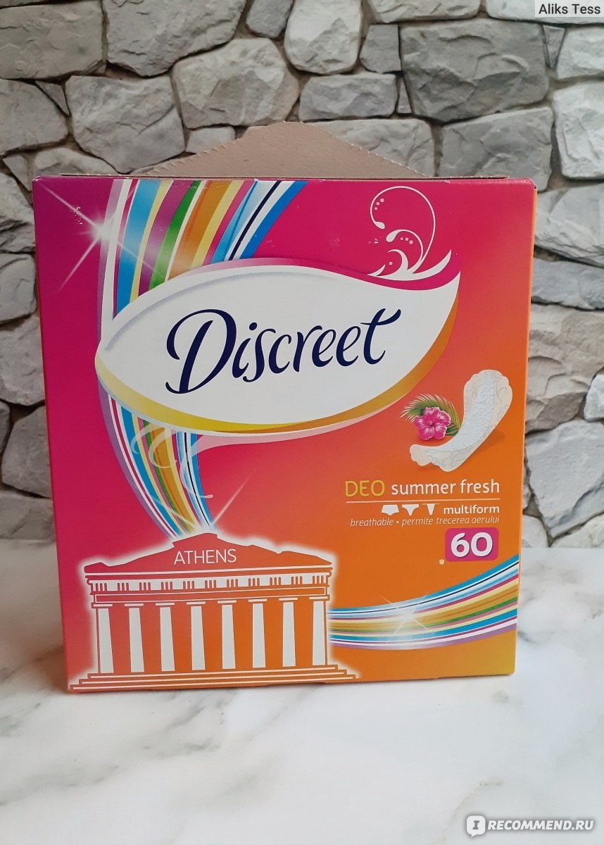 Discreet Deo Summer Fresh multiform 60 шт
