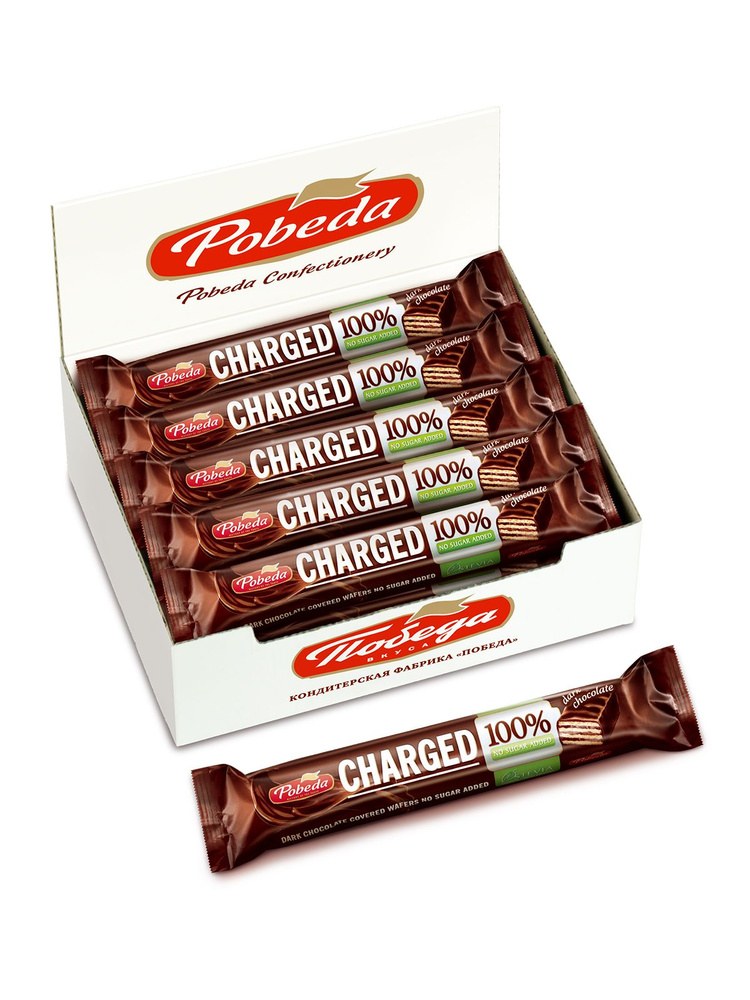 Победа Charged Вафельная конфета 45гр