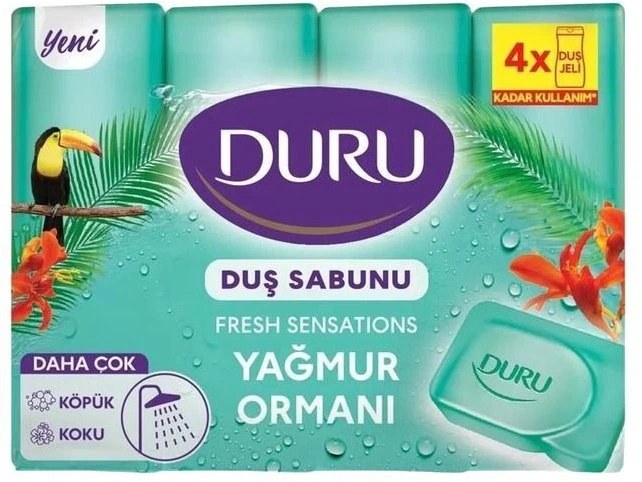 Duru Fresh Sens. Мыло для душа 150 гр 4в1 600 гр