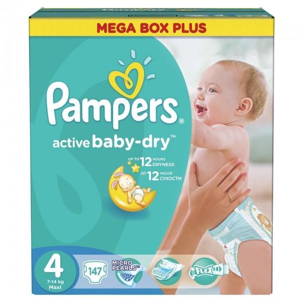 Pampers Active Baby Dry 4 / 12 шт