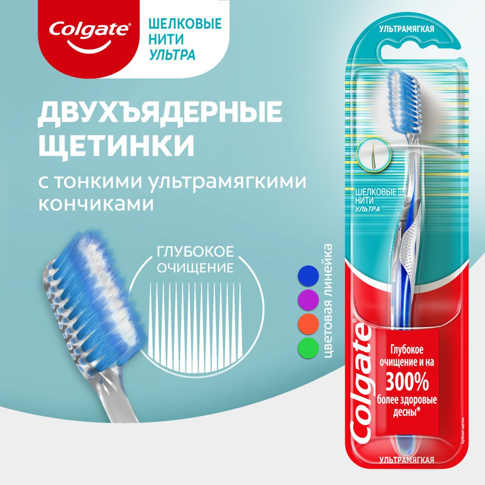 Colgate ЗЩ Шелковые нити Advanced 1шт
