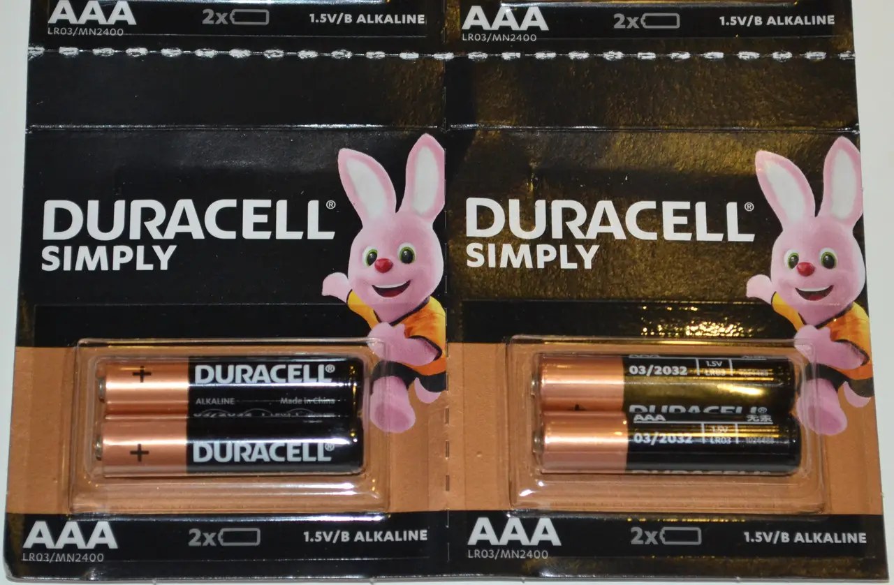 Duracell батарейки SIMPLY AAA 2шт