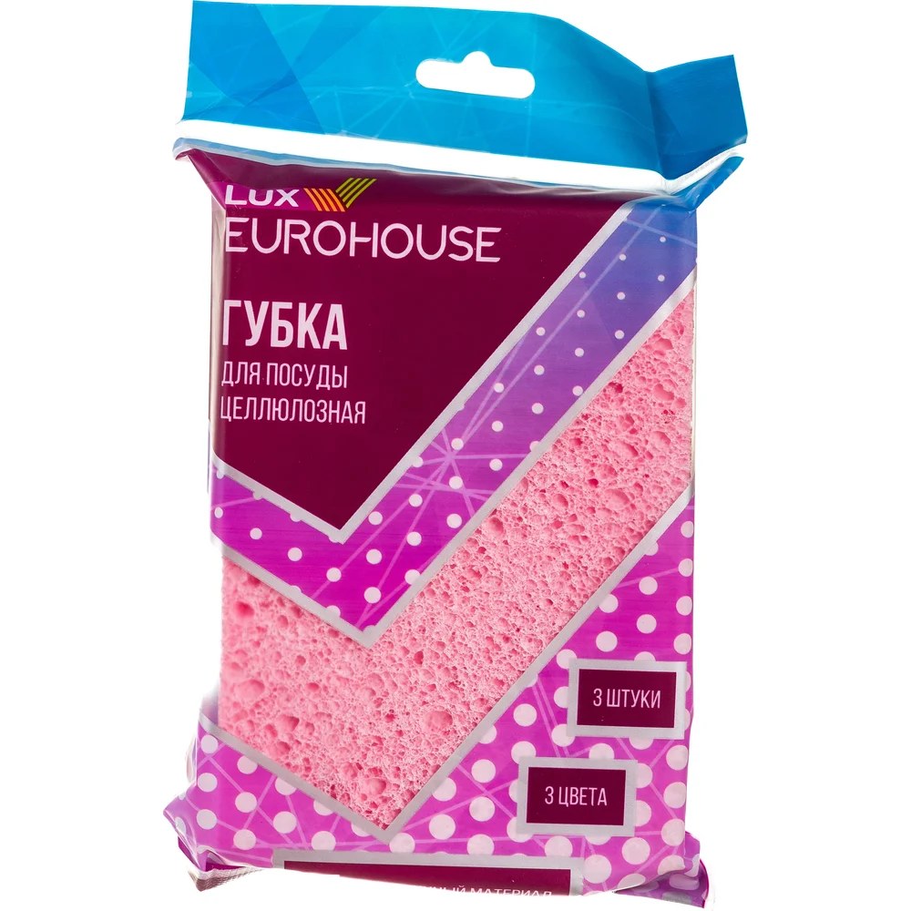 Euro House губка 3шт