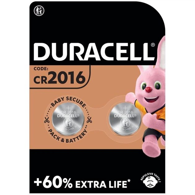 Duracell батарейки 2016 2шт