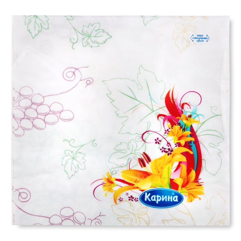 Карина Салфетки 33x33 30шт