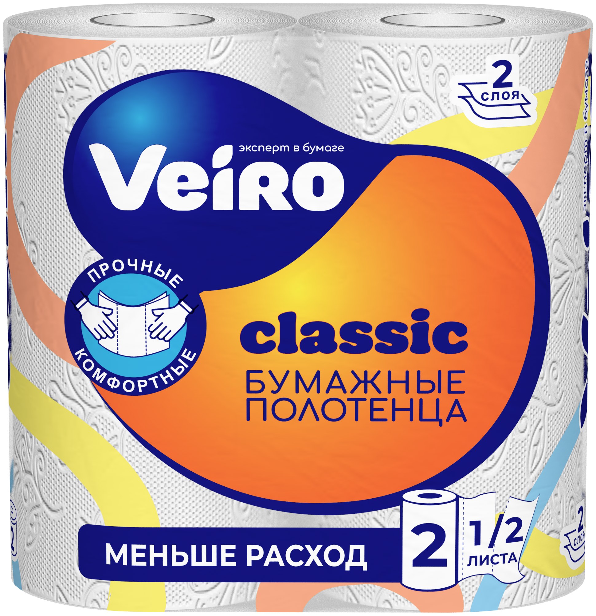 Veiro бум. полотенце Classic 2в1