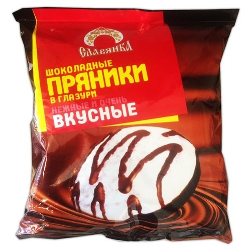 Zarqand Пряники Славянка шоко. глаз. 400 гр 3605