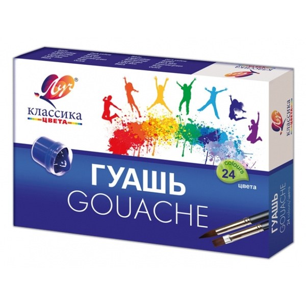 Луч классика Гуаш 24цв. 168108