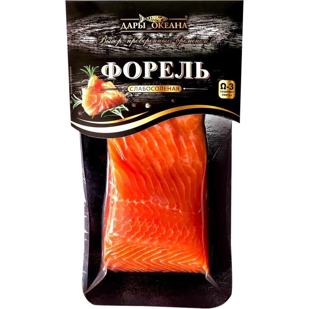 Три Океана Семьга Лосось Форель филе 300гр