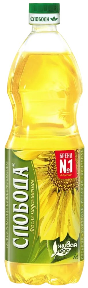Слобода Подсолнечный Масло 1л
