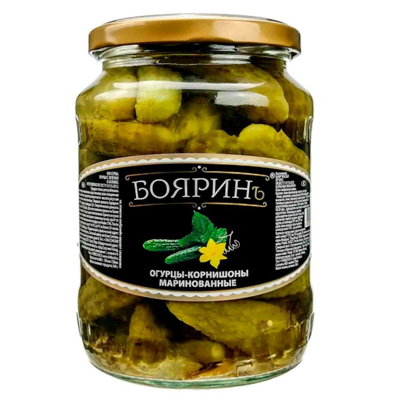 Mumtoz Корнишоны Маринованные 720мл