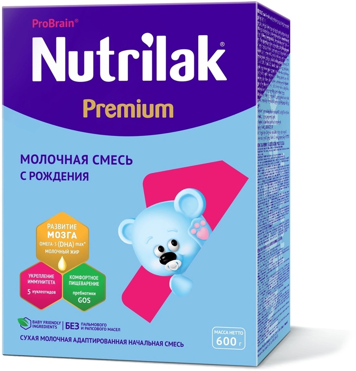 Nutrilak дет питание Premium 600 гр