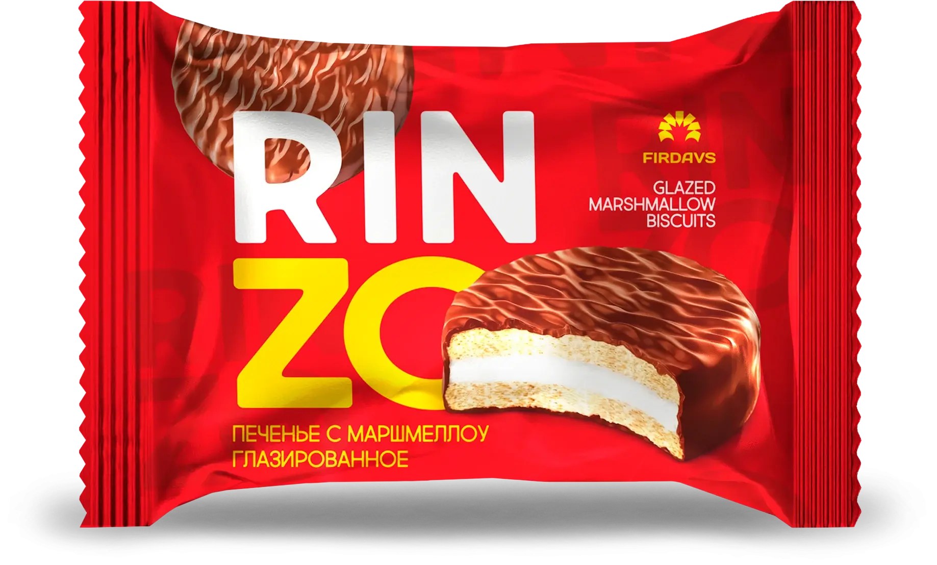 Firdavs Rinzo глаз. печенье Маршмелло 190гр