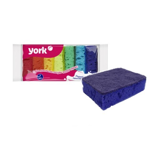 York Колор Люкс Губки 7шт