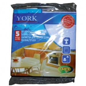 York Хозяйственные Салфетки 5шт