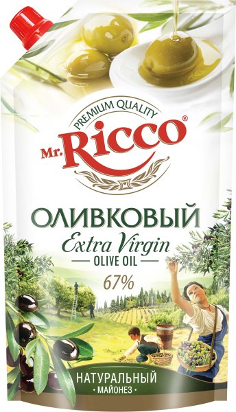 Mr Ricco Майонез Оливковый 67% 400мл