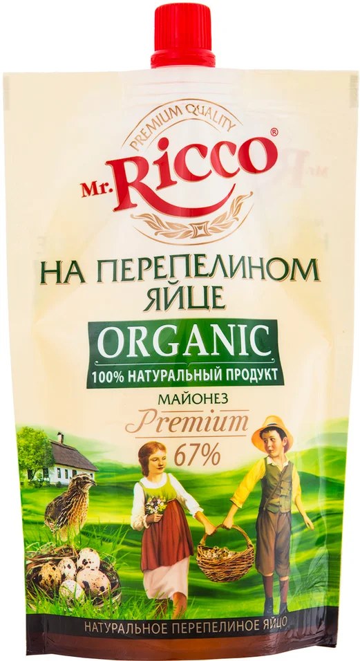 Mr Ricco Майонез Перепел 67% 220мл