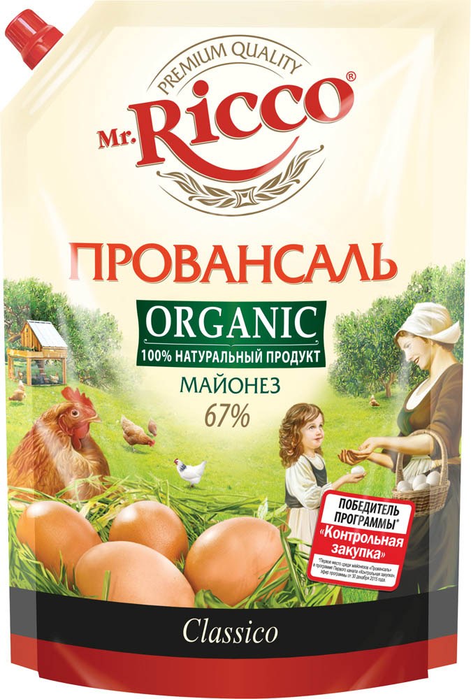 Mr Ricco Майонез Провансаль 67% 800мл