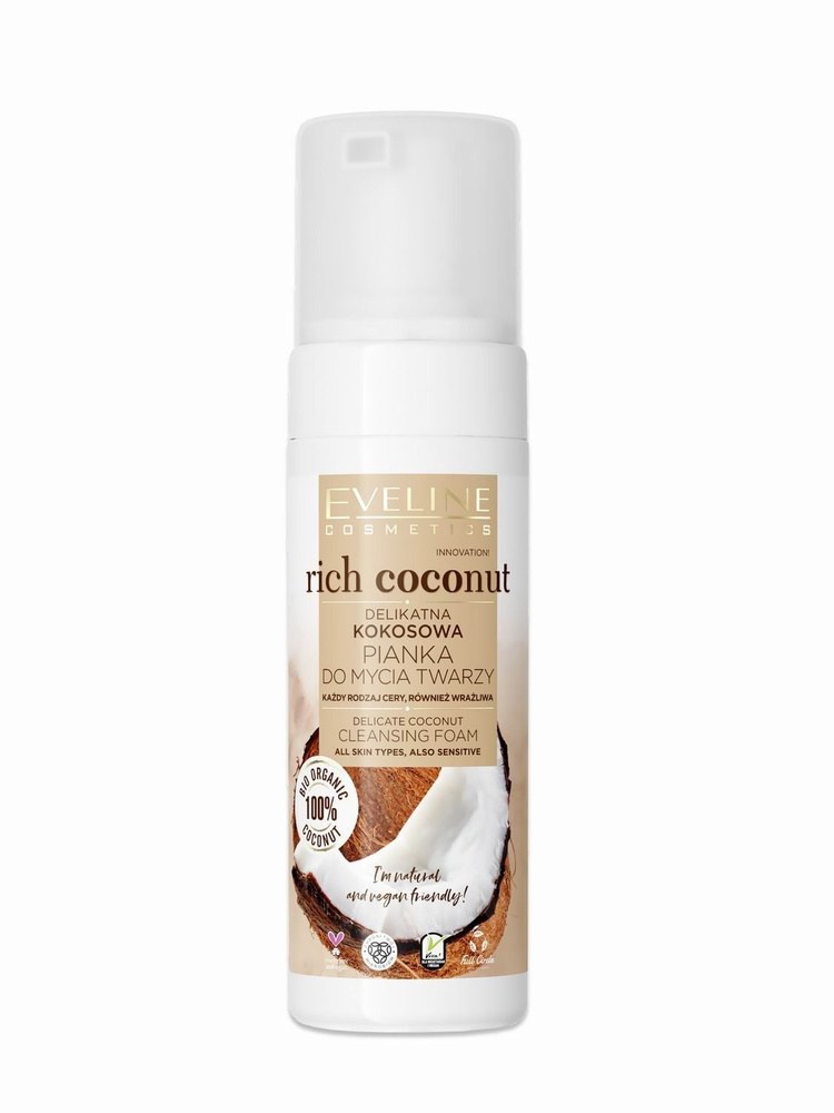 Eveline Rich coconut Кокосов. пенка 3в1 150мл