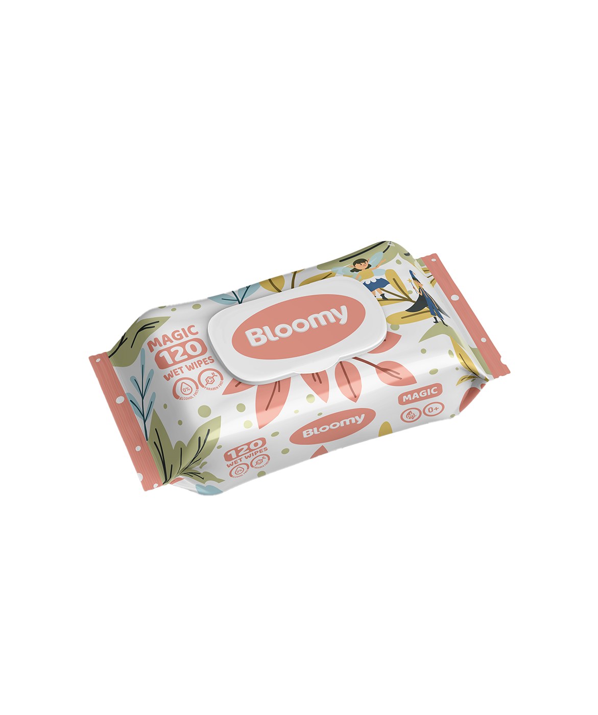 Bloomy Влажные Салфетки в ассор 72шт
