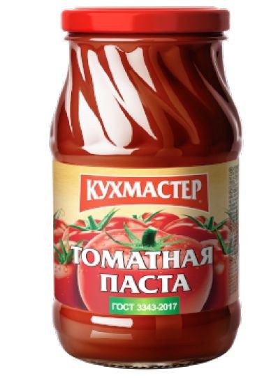 Кухмастер Томатная паста Гост 480гр