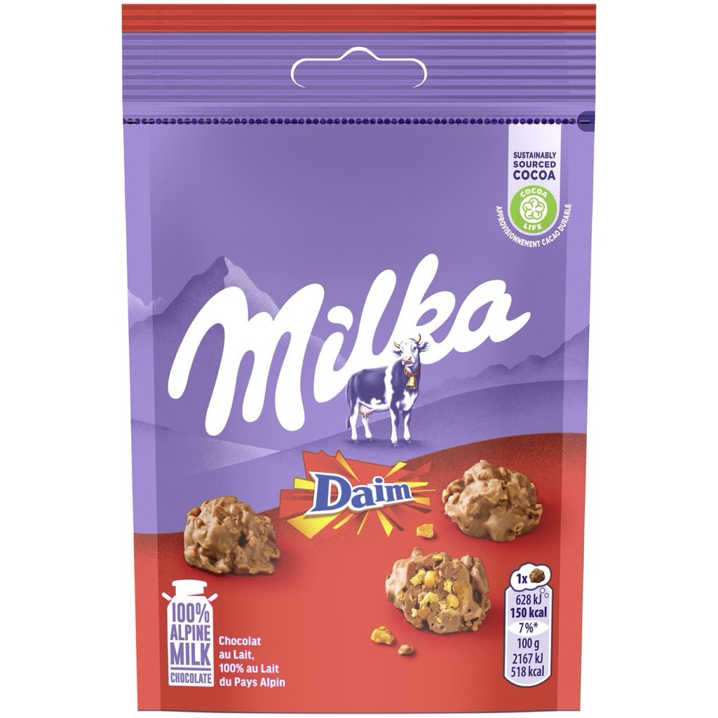 Milka Daim Шокол. крошка 145гр