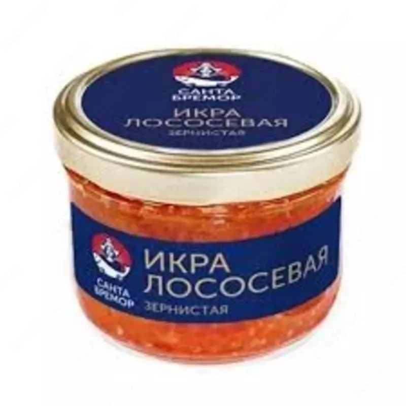 Санта Бремор Икра Зернистая Горбуша 210гр