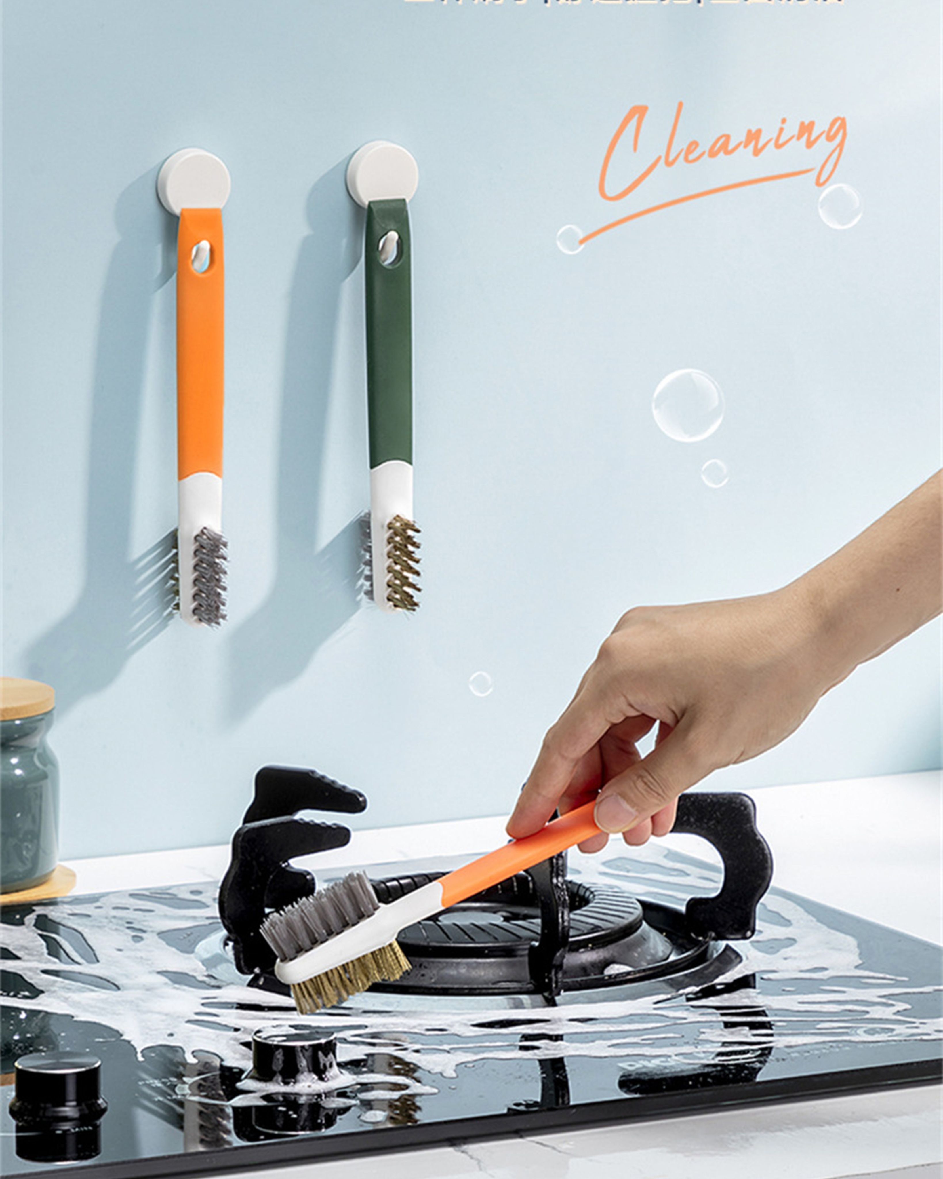 Wire Brush Металлическая щетка для Плит 3в1