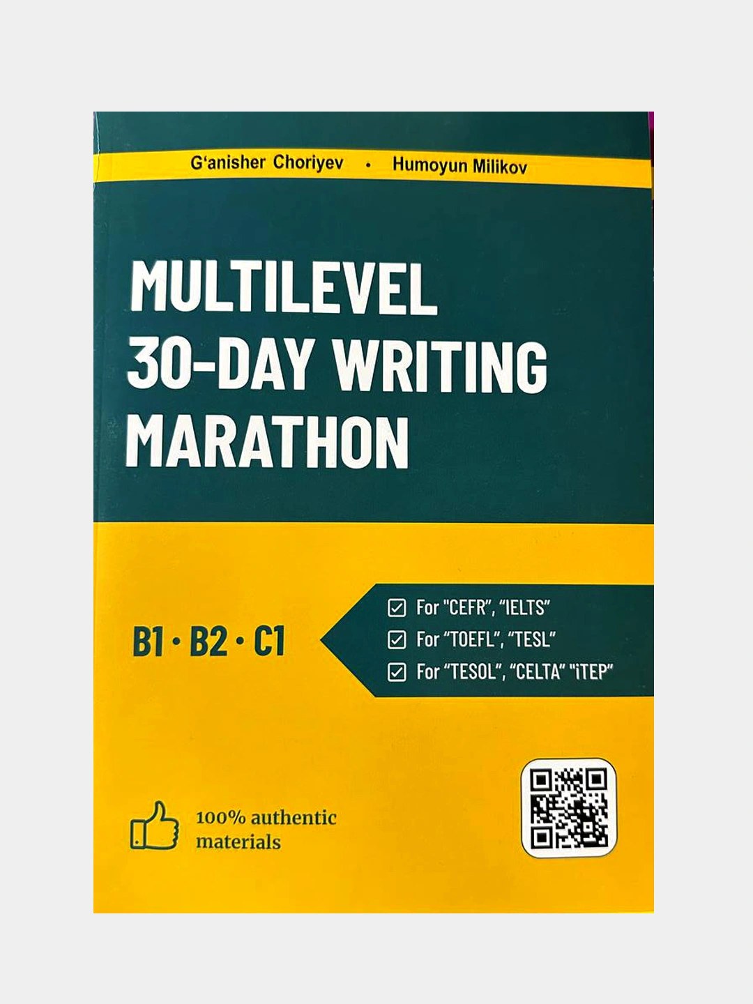 multilevel 30-day writing marathon (Ганишер чориев)