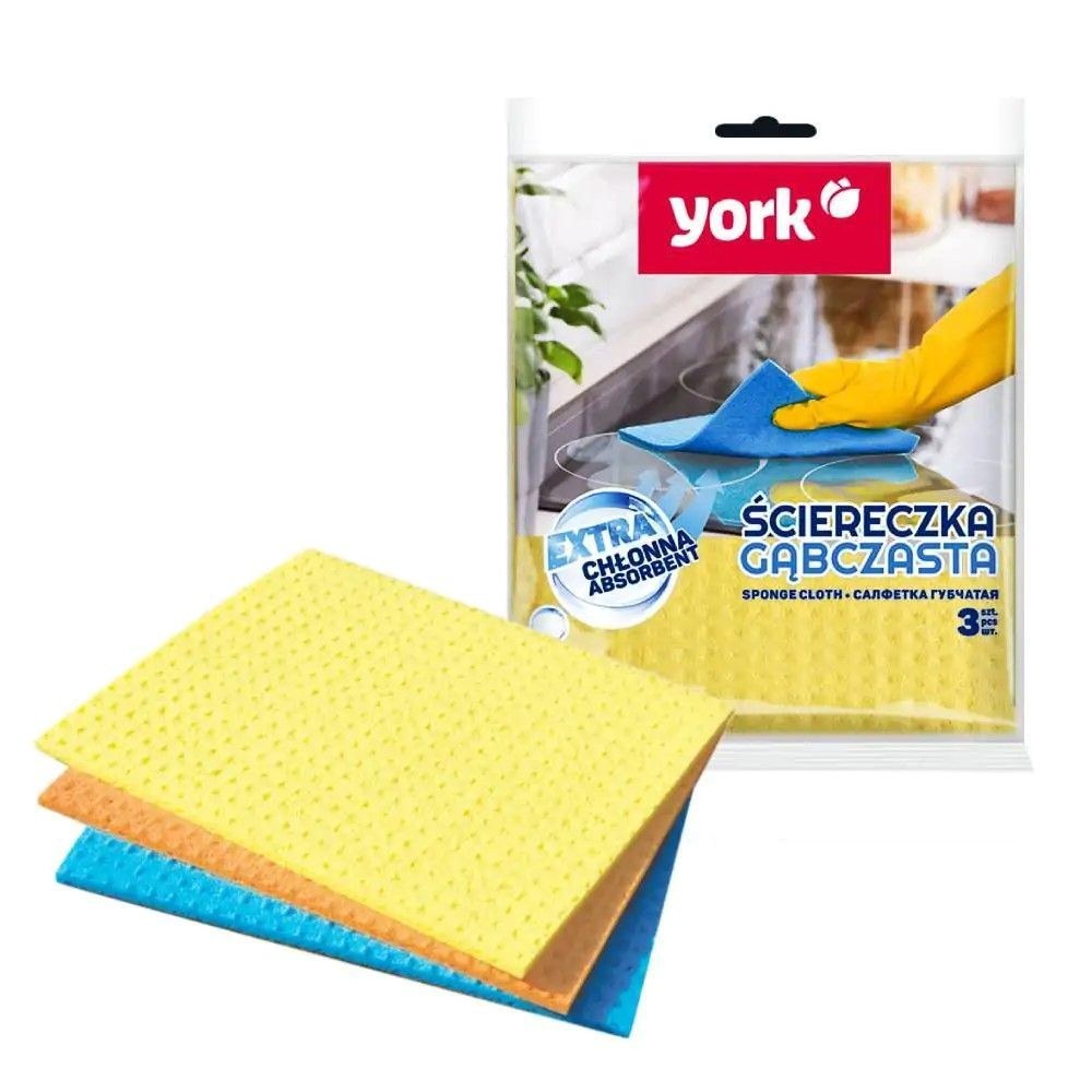 York Хозяйственные Салфетки 3шт