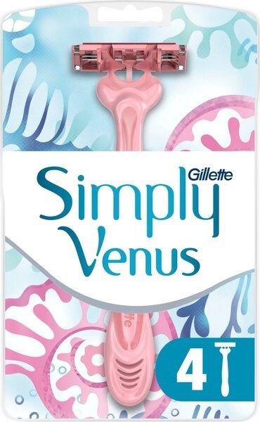 Gillette Venus 3 Simply однораз. бритва 4шт