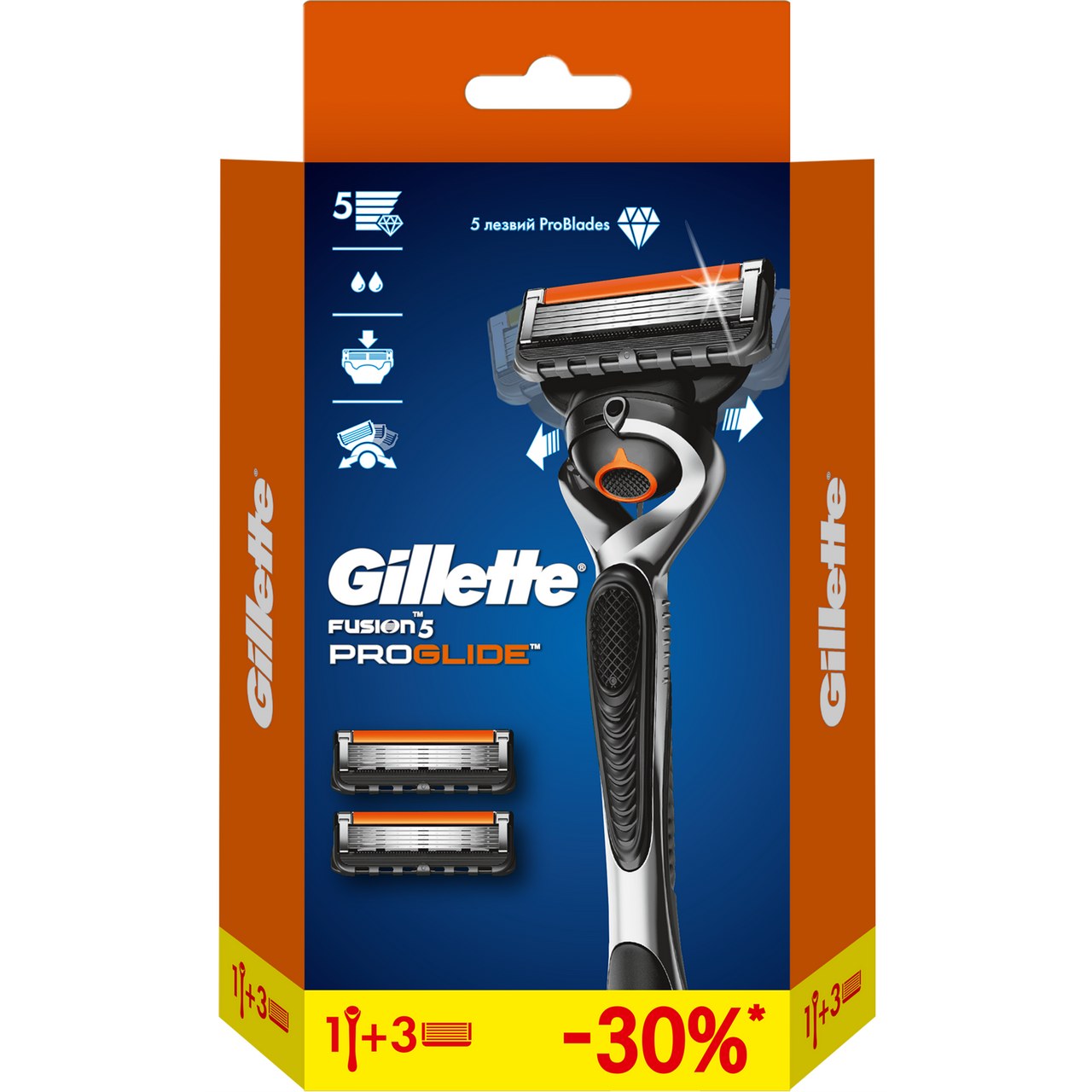 Gillette Fusion 5 proglide Бритва 5+1шт