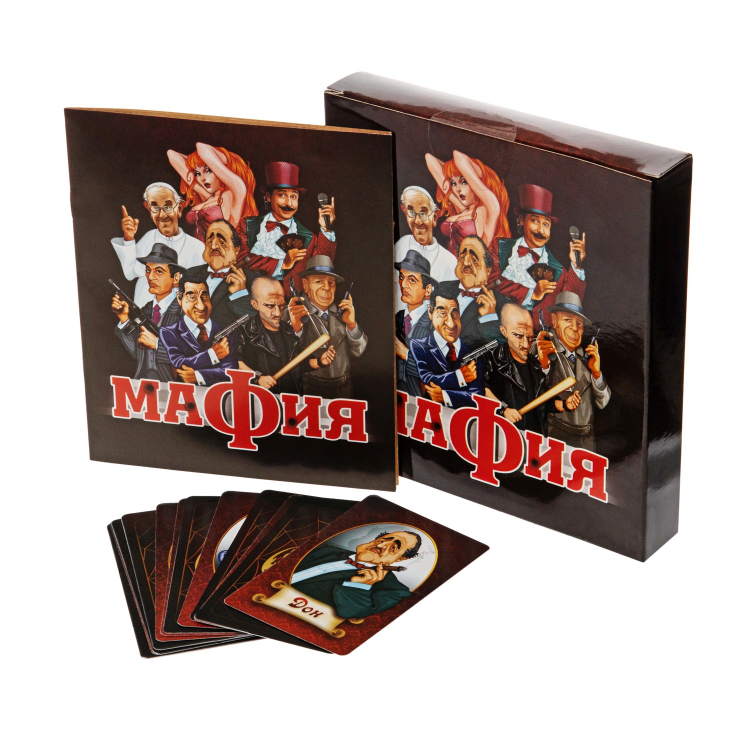 Мафия настольная карточная игра 0134R-47