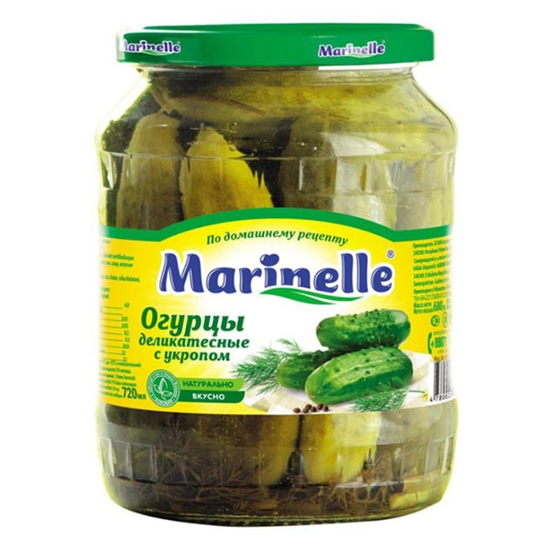 Marinelle Маринелле Огурцы Деликатесные 710гр