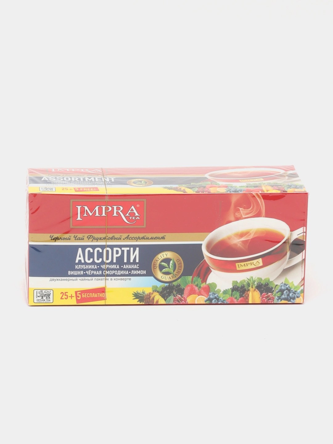 Impra Чай Чер. Фруктовый в ассор. 30 пакетов
