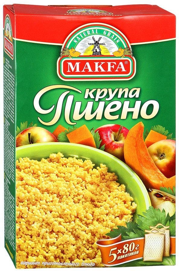 Makfa Крупа Пшено (Шлиф) 400гр