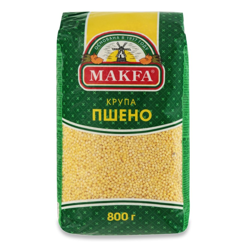 Makfa Крупа Пшено (шлиф) 800гр