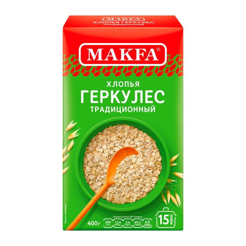 Makfa Хлопья Овсяные 400гр
