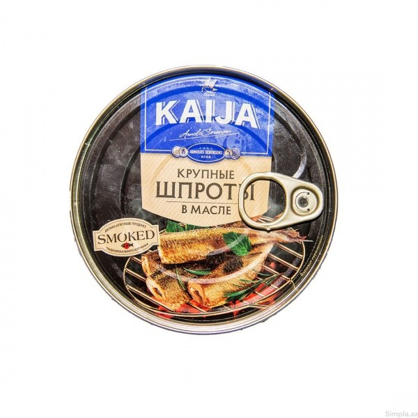 Kaija Шпроты в масле ТЛ Прозрач. Ключ 160гр