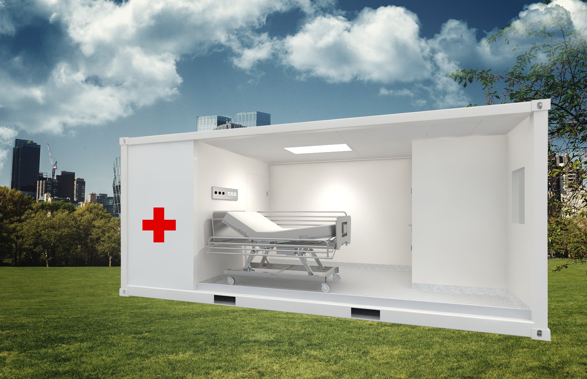 Hospital Контейнер с машинками 599A