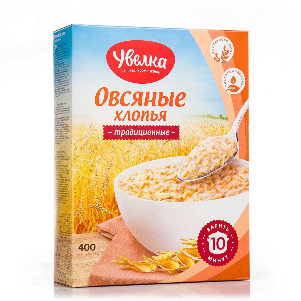 Увелка Овс. хлопя Нежные 400гр
