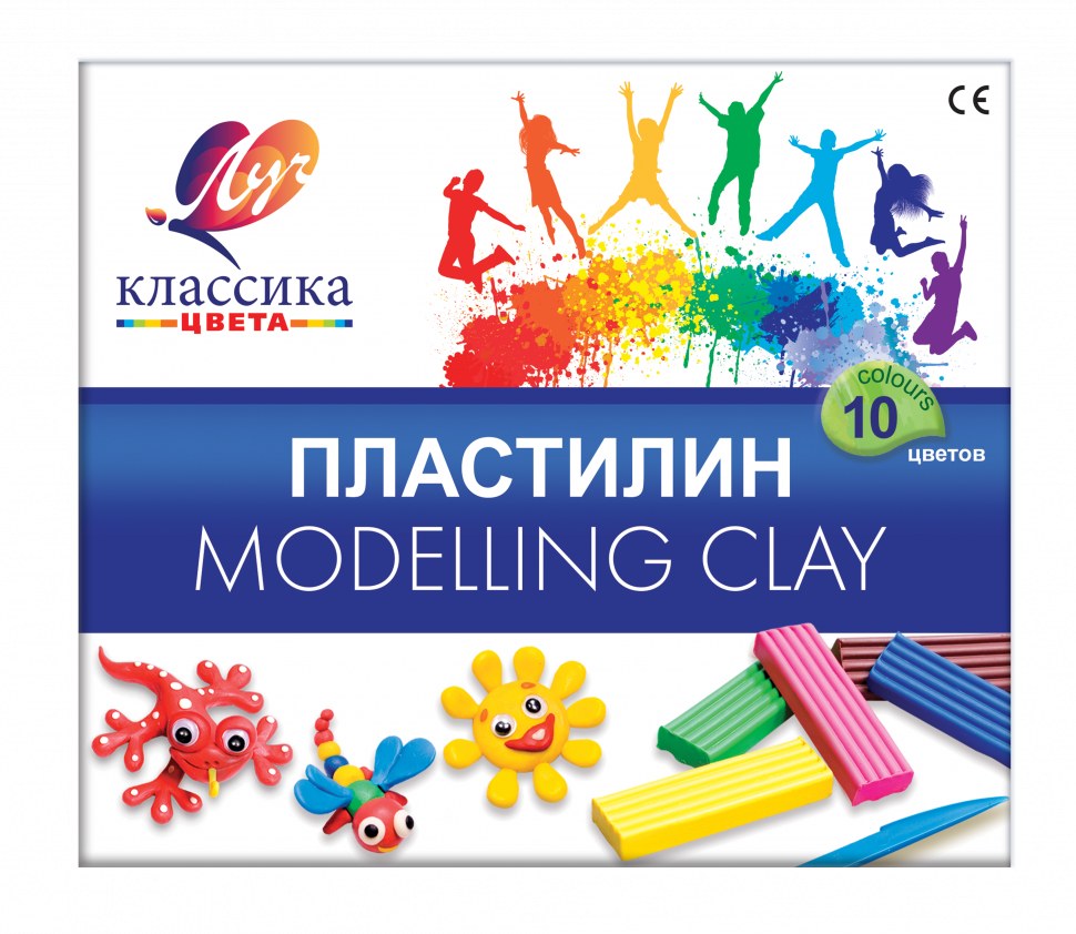 пластилин Луч классика 10цв