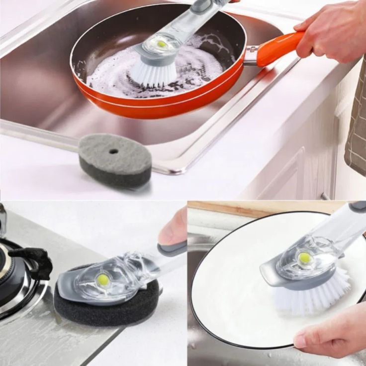 Happy Holiday Kitchen Cleaning мочалки 3в1 E129
