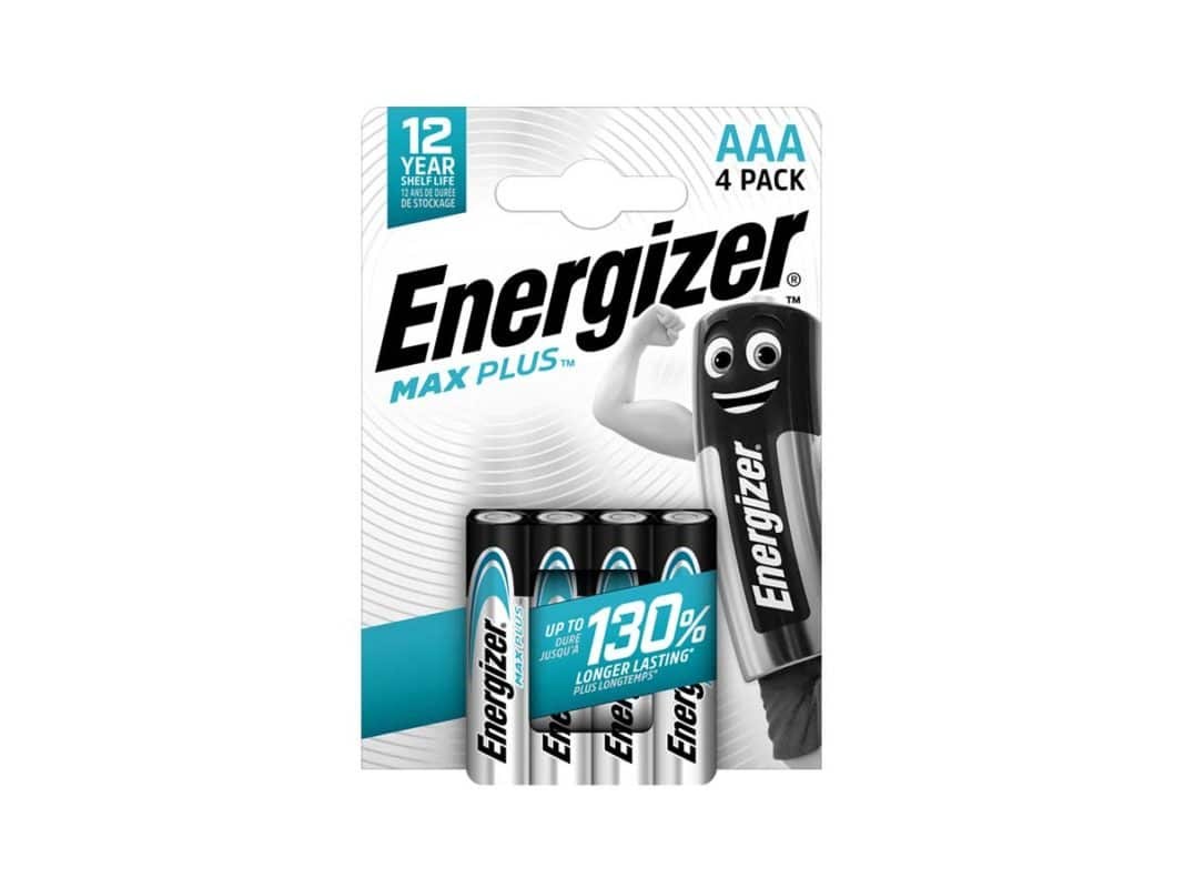 Energizer Max Plus 130% AAA 4шт