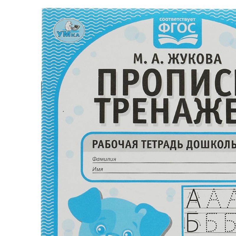 пропись А5 рабочая тетрадь дошкольника