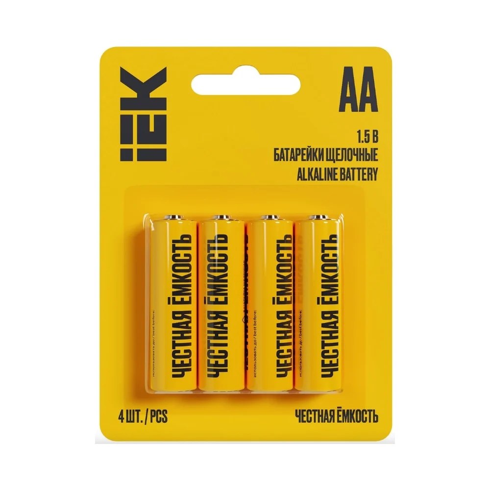 IEK Россия Батарейки AA 4шт